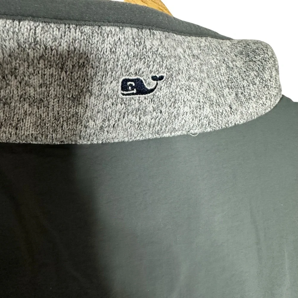 Boys Vineyard Vines 1/4 Zip Knit Sherpa Sweater Jacket L